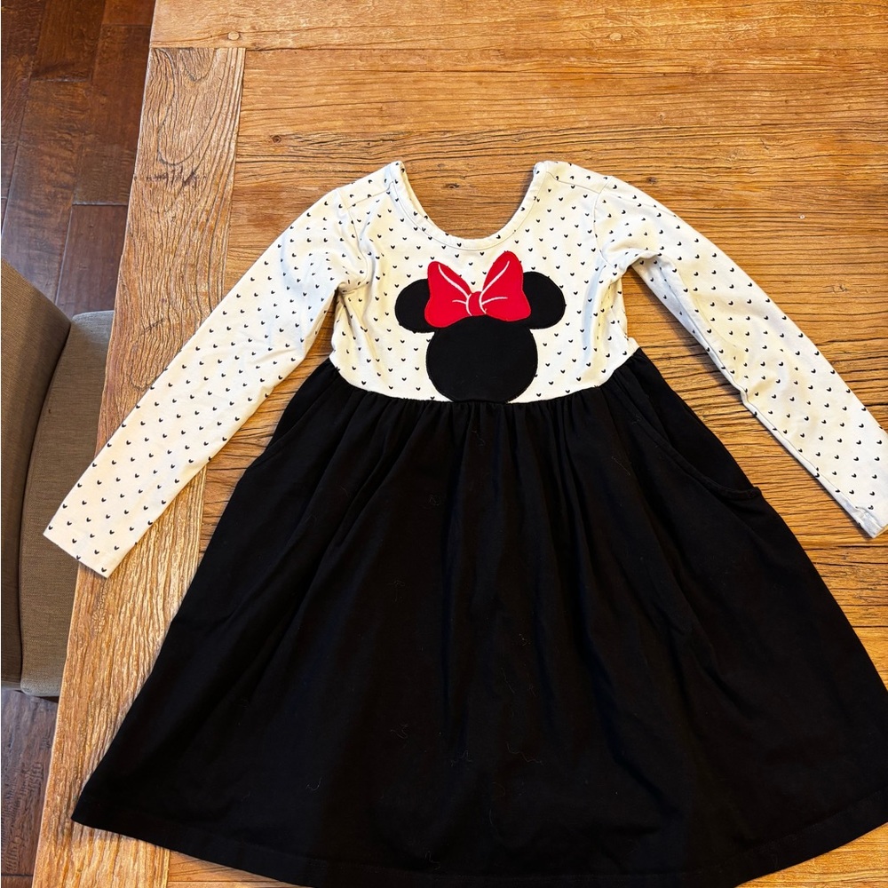 Hanna Andersson Black and White Polka Dot Dress